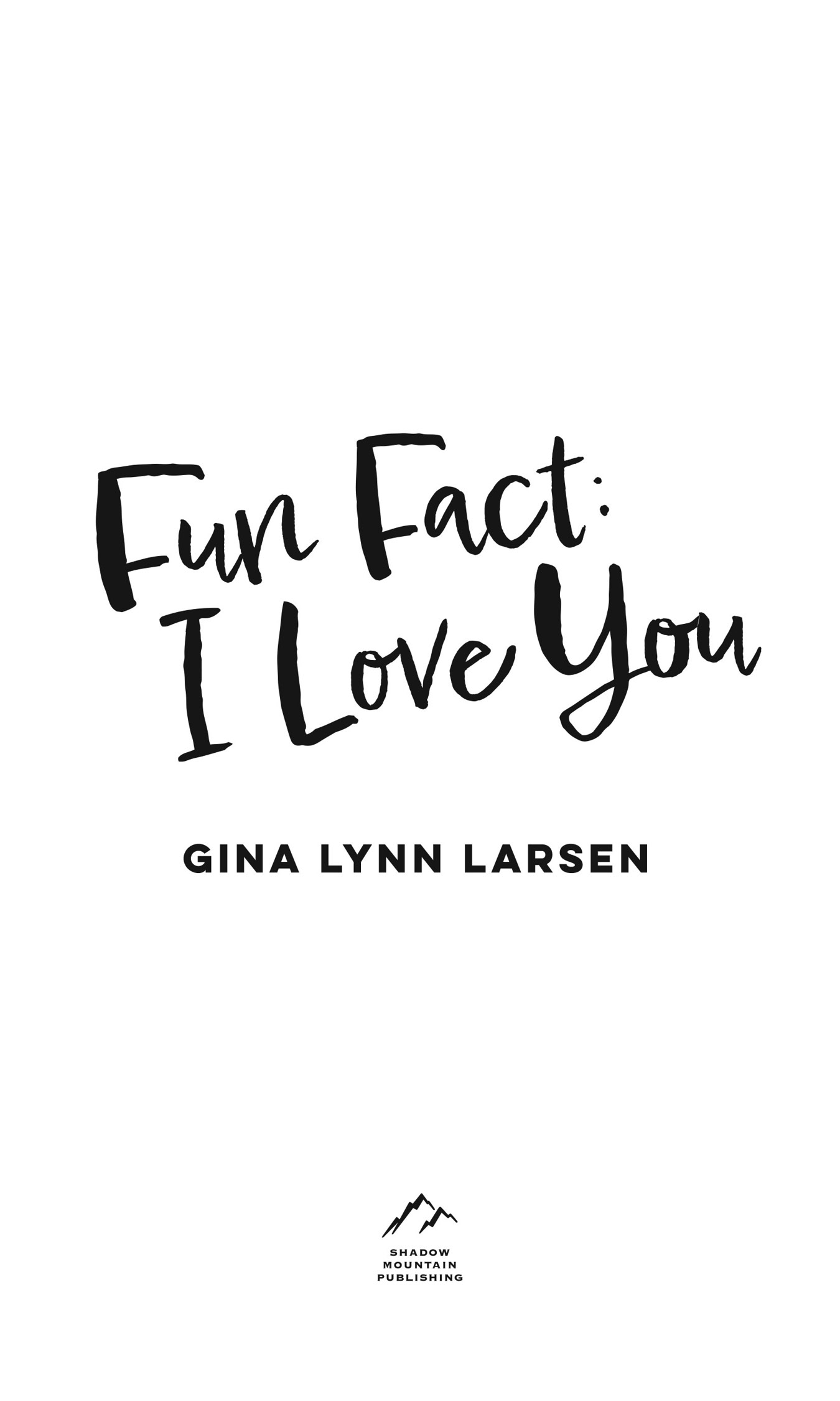 Fun Fact - Gina Lynn Larsen | EpubPub